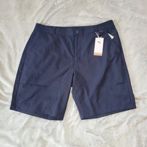Puma Mens Size 36 Camino 2.0 Golf Shorts Deep Navy UPF 50 Stretch 631238-01